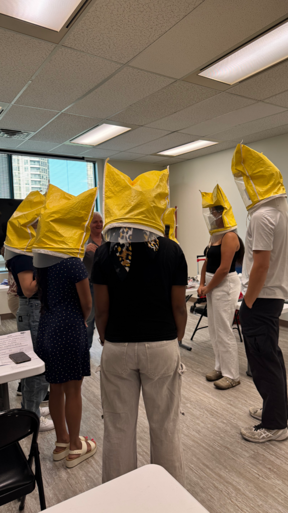 7 person mask fit test session in Mississauga 7 person mask fit test session in Mississauga